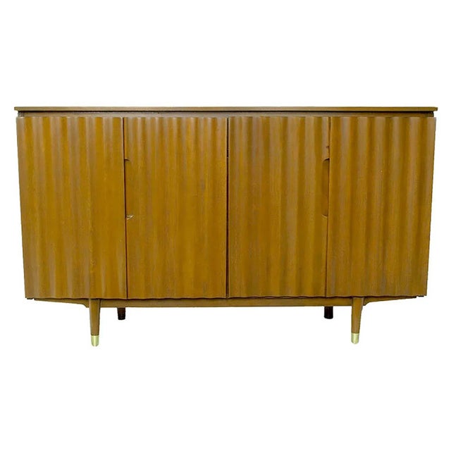 Jan Kuypers Wave Front Birch Sideboard by Imperial of Canada For Sale - Image 9 of 9
