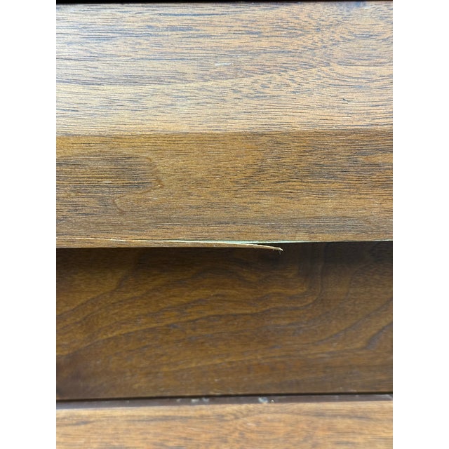 Lane Furniture First Edition Mid-Century Tallboy Dresser For Sale - Image 10 of 12