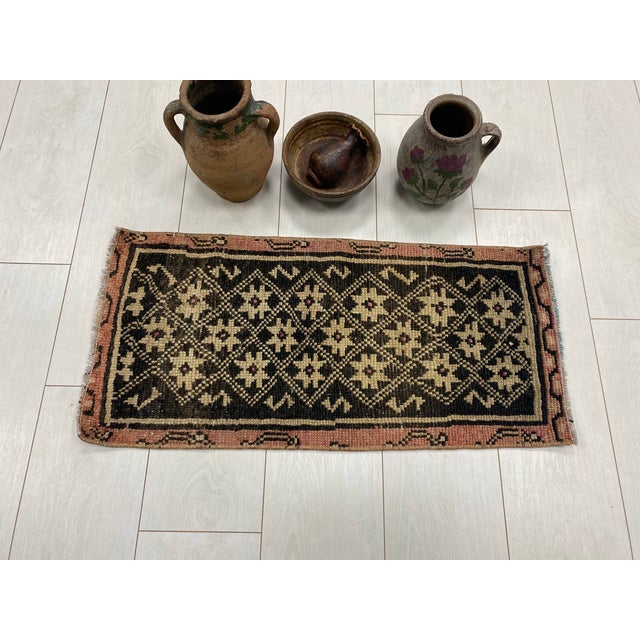 Turkish Turkish Wool Small Carpet For Sale - Image 3 of 6