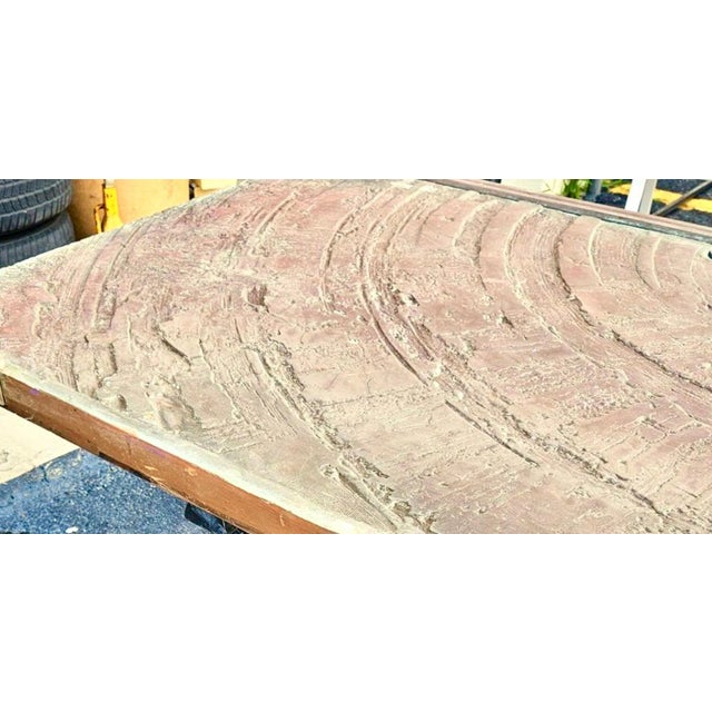 Mid 20th Century Pair of Brutalist Bronze Mid Century Modern Entry Doors For Sale - Image 5 of 7