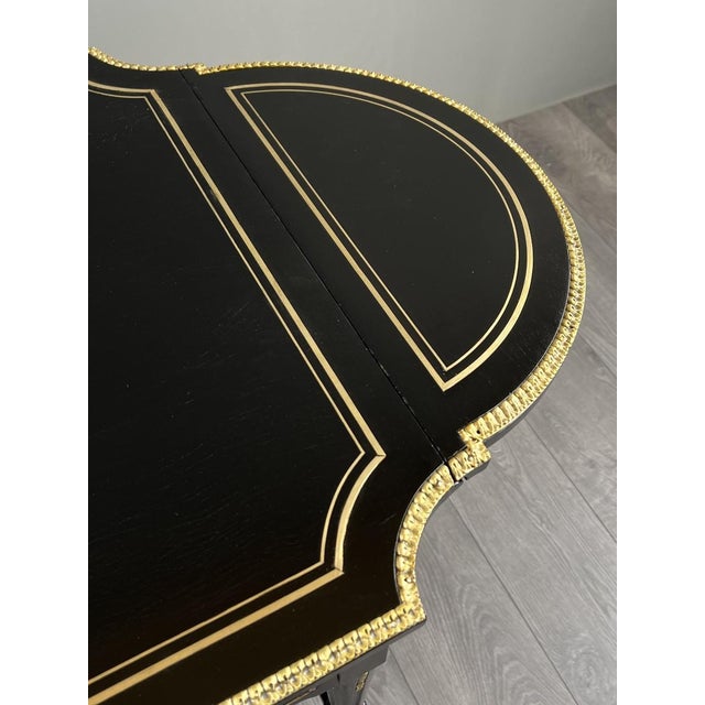 19th Century 19th Century Napoleon III Drop-Leaf Coffee Table For Sale - Image 5 of 13
