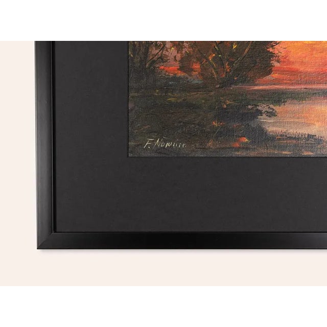 Fred Nömeier, Flusslandschaft II, Oil on Linen For Sale - Image 4 of 10