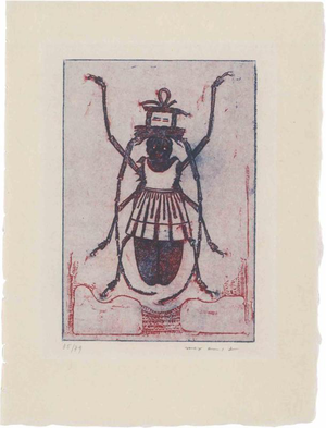 Max Ernst, Scarabée Edition 35/79, 1973, Etching