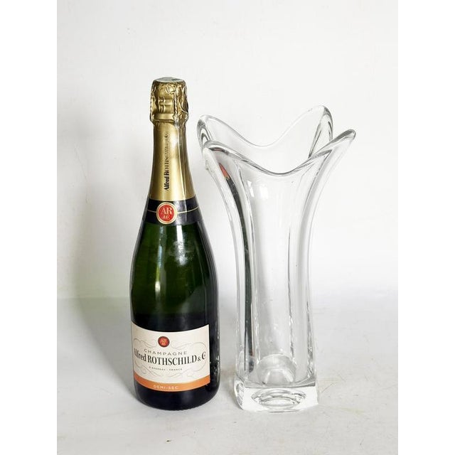 Vintage Crystal Vase, France, 1970 For Sale - Image 3 of 9