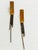 Contemporary Brutalist Style Brass and Gunmetal Chain Fringe Dangle Earrings For Sale - Image 10 of 10