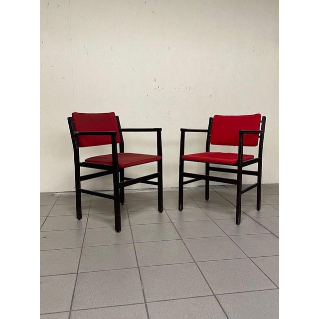 Bauhaus Chairs with Armrests, 1960s, Set of 2 For Sale - Image 3 of 17