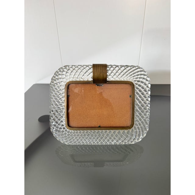 Metal Photo Frame from Barovier & Toso, 1940s For Sale - Image 7 of 8