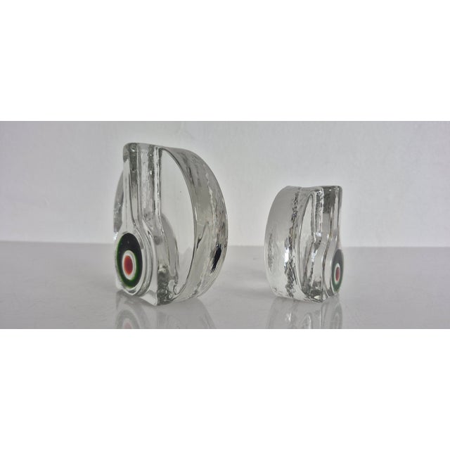 Pop Art Glass Vases by H. Düsterhaus for Walther-Glas, Germany, 1960s, Set of 2 For Sale - Image 10 of 17