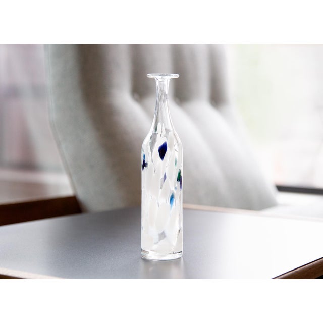 Mid 20th Century Vintage Danish Glass Bud Vase For Sale - Image 5 of 5