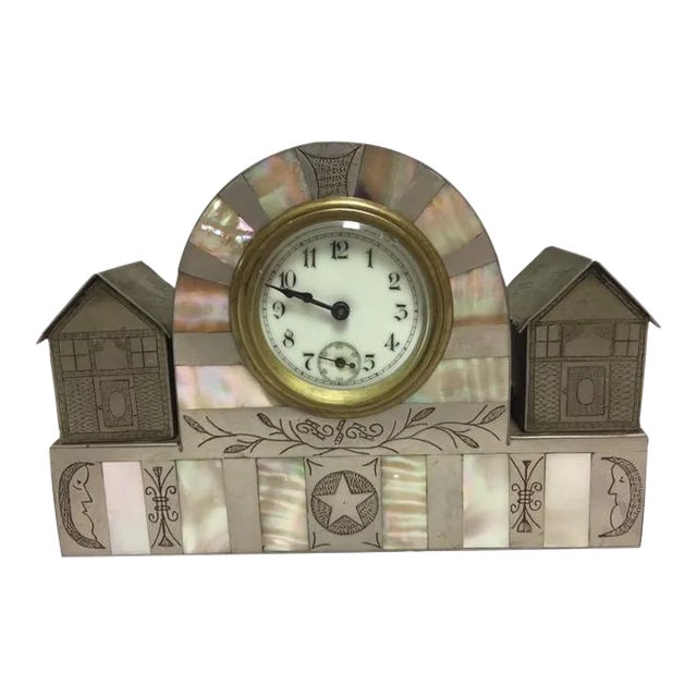 Antique Art Deco German Clock For Sale