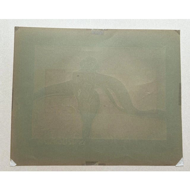 Luigi Bompard, La Rugiada, 1905, Woodcut For Sale - Image 7 of 11