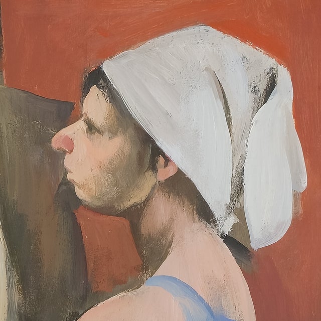 Figurative Woman and Groceries - Serge Hollerbach, C. 1980 For Sale - Image 3 of 8