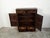 English 1800s Wooden Court Cupboard with Doors, Drawers and Diamond Motifs For Sale In Atlanta - Image 6 of 12