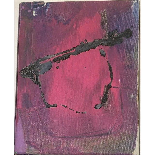 Black Heinz Mess, Farbrausch, 1955, Oil Painting on Canvas For Sale - Image 8 of 13