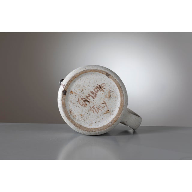 Minimalist Stoneware Pitcher by Bruno Gambone, Italy, 1960s For Sale - Image 9 of 10