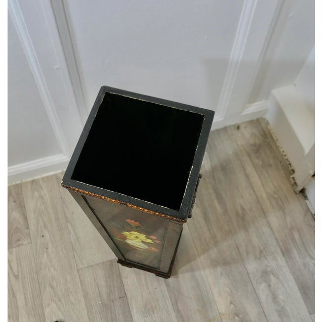 Folk Art Painted Umbrella Stand, 1970s For Sale - Image 4 of 7