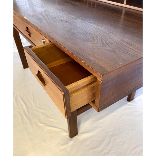 Mid 20th Century Signed Peter Lovig Nielsen Flip-Top Executive Desk For Sale In San Antonio - Image 6 of 12