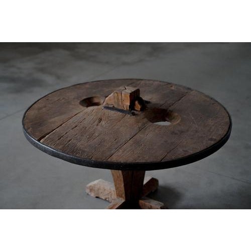 Antique Spanish Oak Side Table, 1900s For Sale - Image 3 of 8