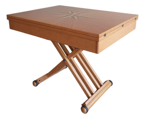 Vintage Italian Extendable Coffee Table in Walnut, 2000s