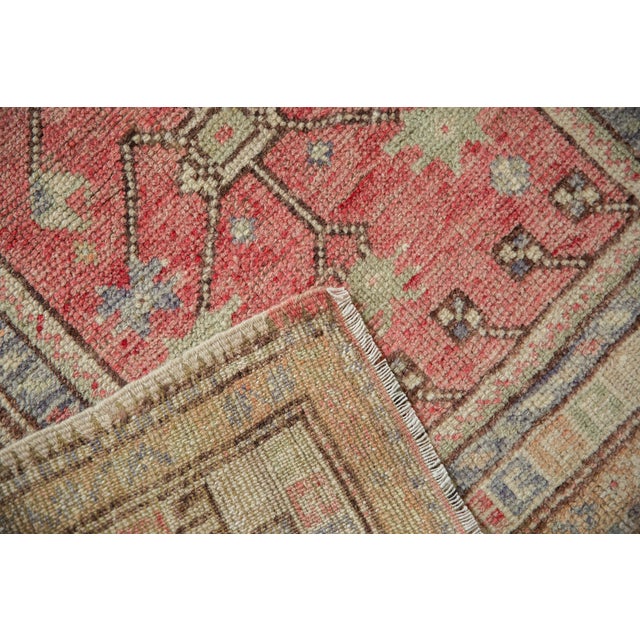Old New House Vintage Distressed Oushak Square Rug - 2'7" x 3'2" For Sale - Image 4 of 9