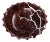 Handmade Marble Bowl – Sculptural Polished Decorative Rosso Levanto Marble Bowl 10" X 3.5" For Sale