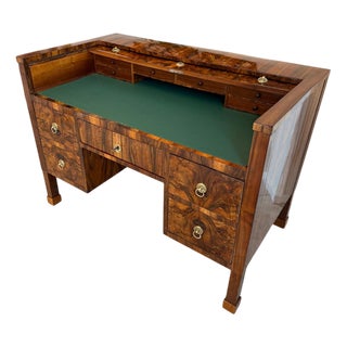 Biedermeier Secretaire in Walnut For Sale