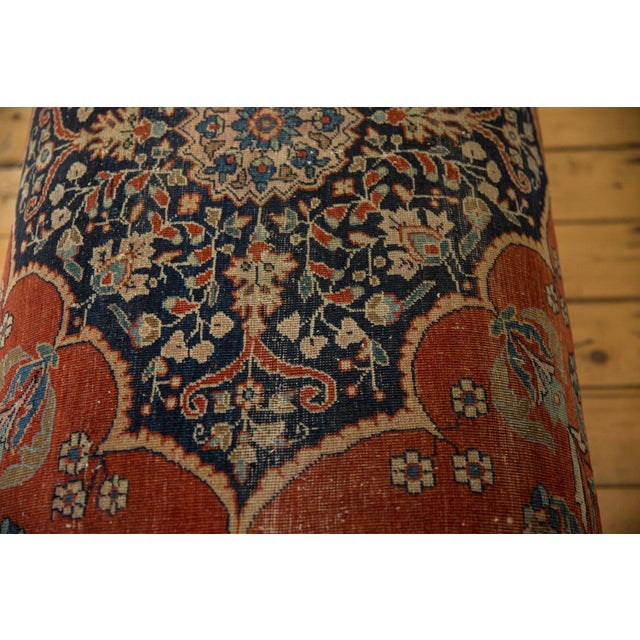 Old New House Reclaimed Antique Persian Rug Ottoman Coffee Table For Sale - Image 4 of 9