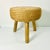 Mid-Century Boho Chic Coastal Hollywood Regency Woven Jute 3-Leg Low Stool. For Sale - Image 4 of 11