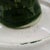 Vintage Italian Bassano Majolica Green Leaf Pedestal Compote Bowl — Made in Italy For Sale - Image 4 of 9