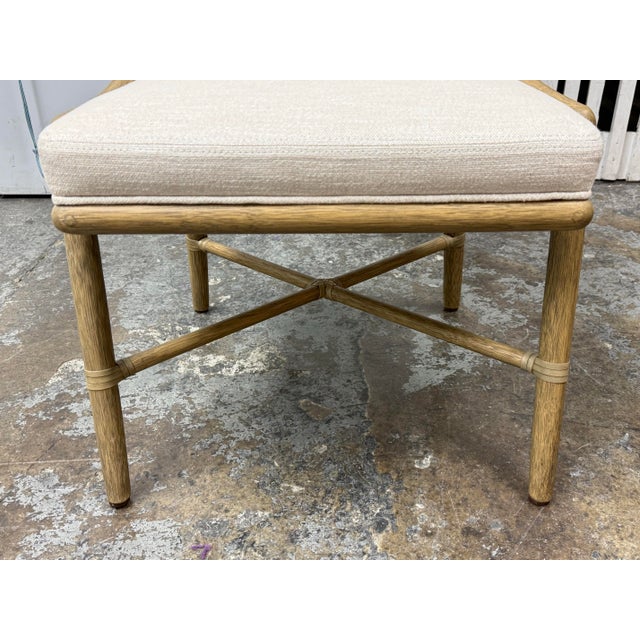 Laura Kilar for McGuire Passage Cane Back Side Chair For Sale - Image 9 of 12