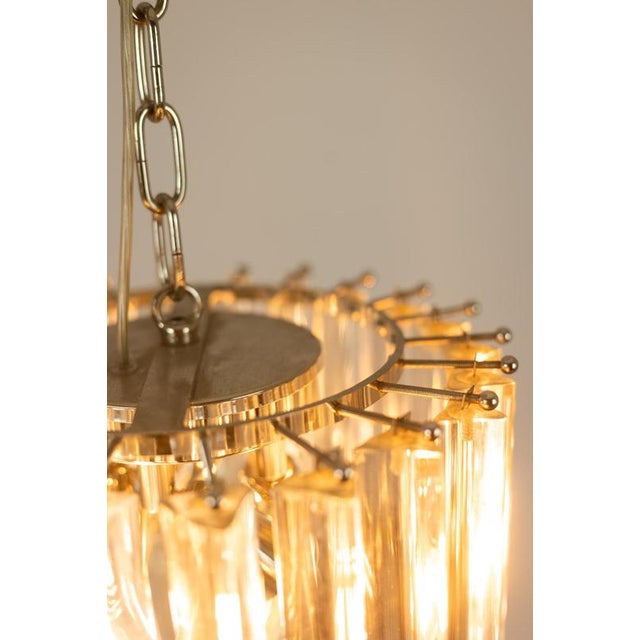 Translucent Murano Glass Pendant Lamp by Venini, 1980s For Sale - Image 8 of 11