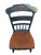 Pair of Vintage Hitchcock Plank Bottom Dining Side Chairs Paint Decorated For Sale - Image 9 of 14