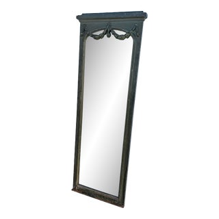 Vintage French Louis XVI Decorative Full Length Floor Mirror For Sale