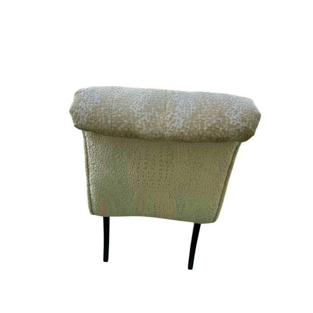 Textile 1940s Velvet Klismos Slipper Chairs - A Pair New Upholstery For Sale - Image 7 of 8