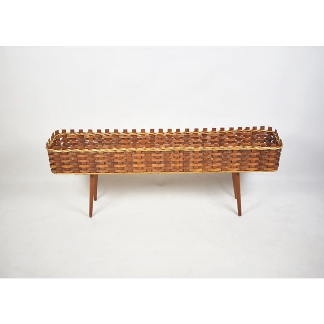 1960s Vintage Plant Stand in Wood, 1960s For Sale - Image 5 of 10