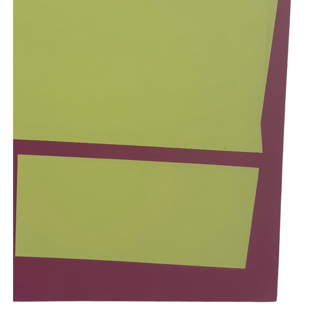 Mid-Century Modern Contemporary Painting Night Shapes 2 by Emily Bartolone For Sale - Image 3 of 4