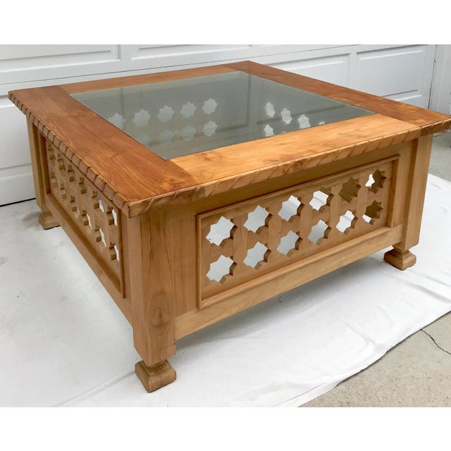 1990s 1990s Mediterranean Iksun Teak Outdoor Table For Sale - Image 5 of 6