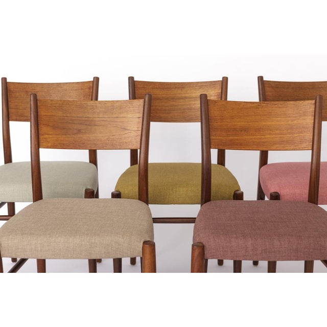 Set of 5 Chairs by Lübke, Germany Produced in the 1960s–1970s, this set of 5 chairs showcases timeless German...