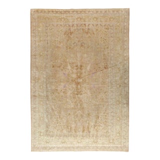 Galerie Shabab Collection Early 20th Century Handmade Turkish Silk Herekeh Room Size Carpet For Sale