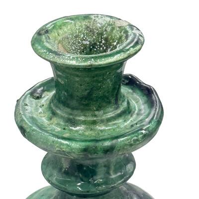 Moroccan Moroccan Tamegroute Glazed Candlestick Holder For Sale - Image 3 of 6