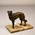 Metal Art Deco Bronze Sculpture of a Russian Borzoi Hound on a Marble Base, 1920s-1940s For Sale - Image 7 of 11