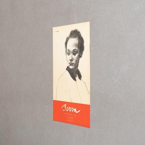 Original Exhibition Poster – Obra de 1935 a 1965 by Francesc Serra, Sala Gaspar, 1965 : Original exhibition poster for...