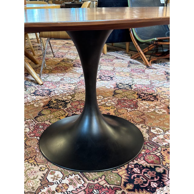 Williams-Sonoma Home Tulip Walnut Dining Table For Sale - Image 11 of 11