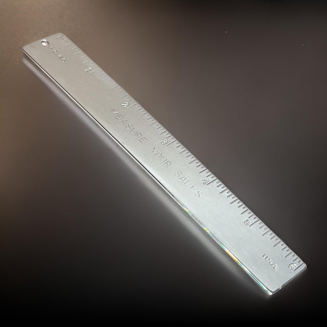 Tiffany & Co Estate Ruler 6" Sterling Silver For Sale - Image 10 of 10