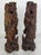 Pair of Large Antique Chinese Li Tieguai Carved Wood Figures W. Glass Eyes For Sale - Image 4 of 14