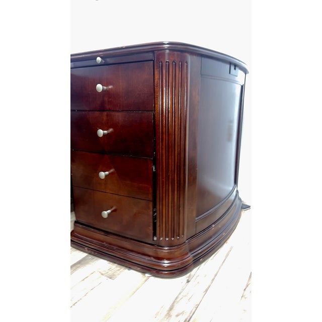 Hooker Furniture Hooker Furniture Executive Office Suite – 3 Pieces – Dark Cherry For Sale - Image 4 of 18