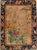 Antique Colorful Chinese Nichols Wool Rug For Sale