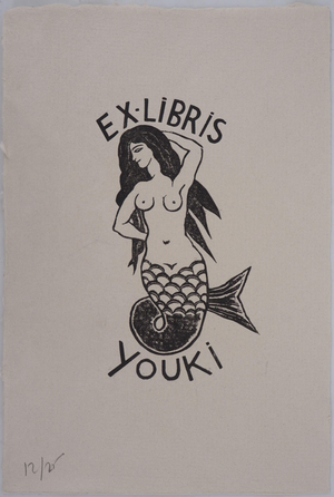 Leonard Tsuguraru Foujita, Youki, Nude, Lithograph