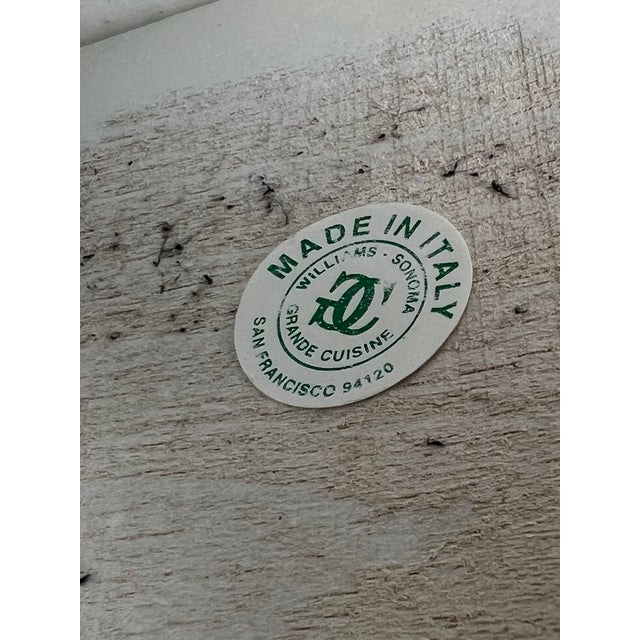 Vintage Williams Sonoma Carrara Marble Table For Sale - Image 4 of 16