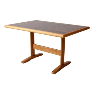 Vintage Wooden Trestle Table For Sale